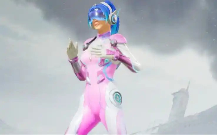 和平精英穿上火箭少女衣服给大伙儿整个活