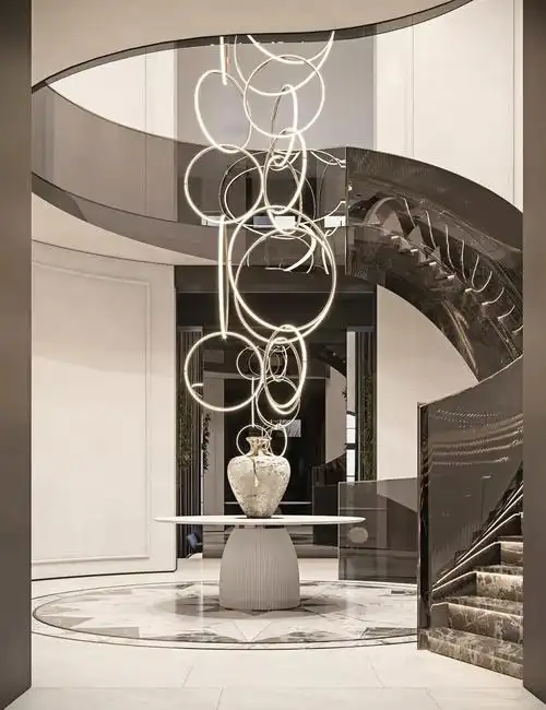 带你看100个意式轻奢豪宅颜值楼梯设计