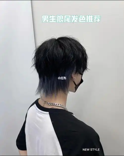 推荐一款超好看显白的狼尾发色 #韩系男生发型推荐  #显白的发色