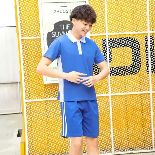 深圳校服中学生速干夏装运动男女初高中夏季统一短袖上衣短裤长裤