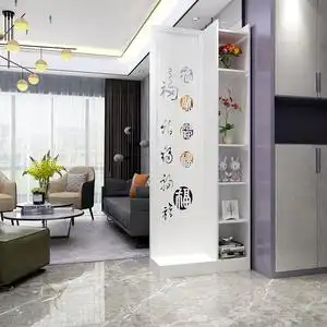 简约现代屏风隔断客厅进门遮挡入户玄关柜创意装饰墙入门口间厅柜