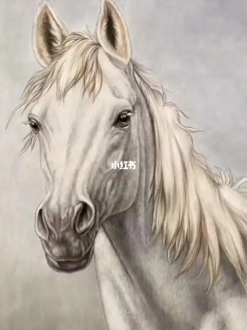 骏马图工笔画骏马马到成功