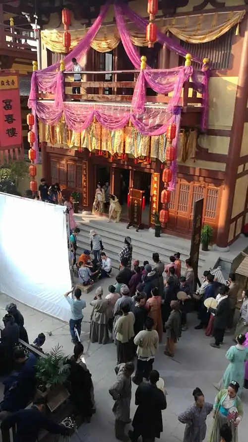 古装剧拍摄现场