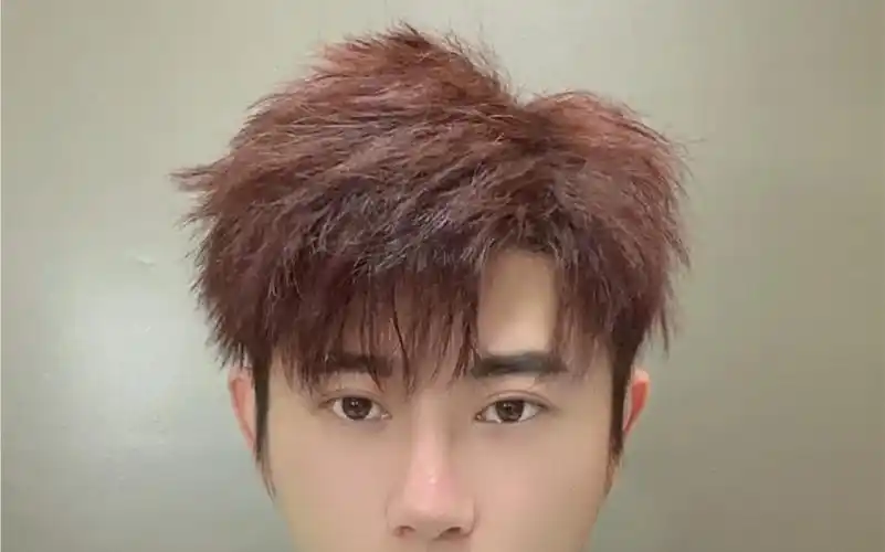 微分碎盖三七分发型教程