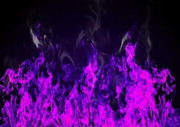 火焰为紫色,威力无穷,有焚天煮海之能.