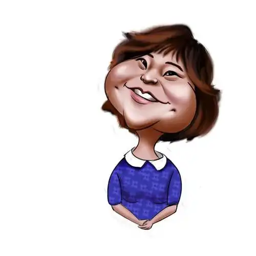 画夸张肖像漫画近2年的时间,初期,中期和近期的作品对比