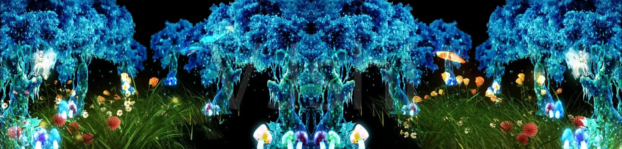 9k全息唯美投影led素材