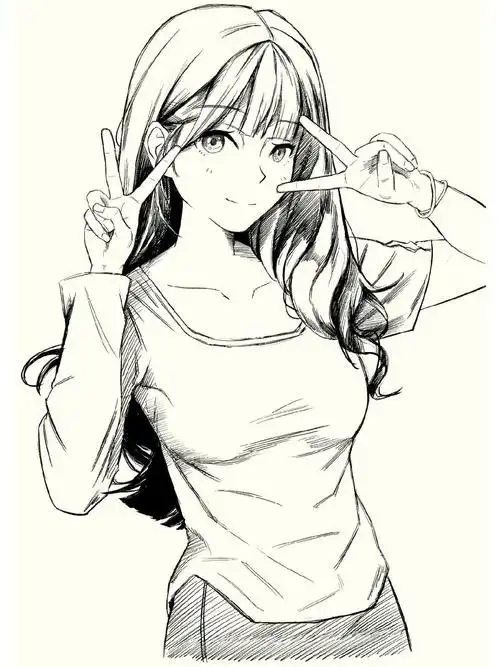 绘画 #jk #日系少女  #女孩 #速写 #寻找小红书绘画大神  #二次元