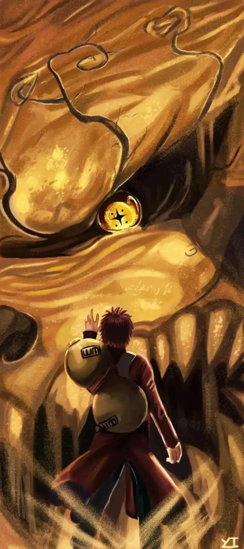 最难收集的壁纸,一尾到十尾所有尾兽及人柱力.最后一张10尾人 - 抖音