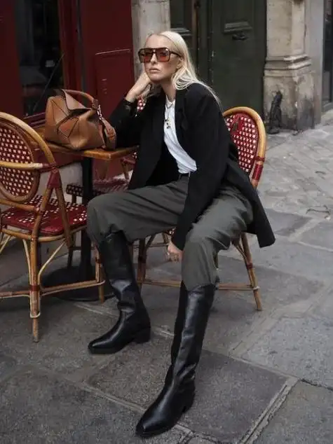 长靴怎么搭配好看