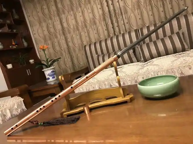 新款紫铜笛子剑可吹响