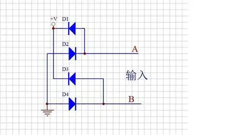 二极管电路图正负极
