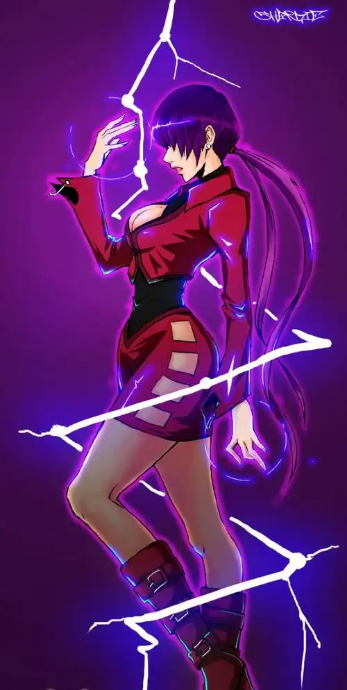 人间胸器再现拳皇shermie真人性感cos欣赏