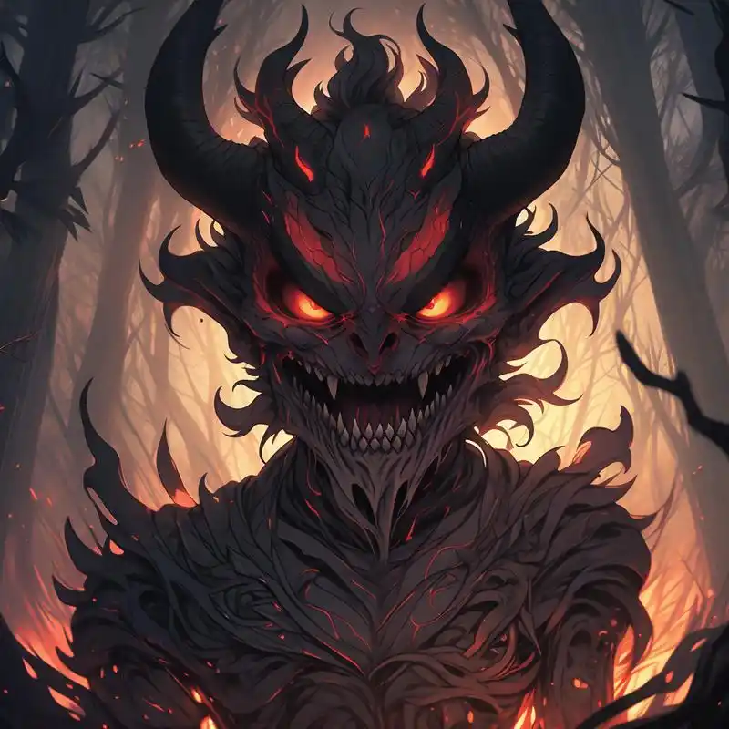 94恐怖头像|黑暗森林的恶魔95 踏入这片黑暗森林,仿佛进入了另一