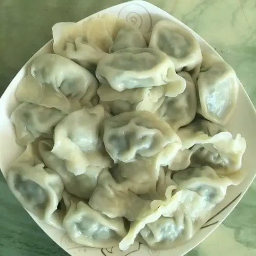 薇薇哚哚做的猪肉韭菜馅饺子