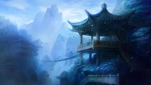 笑傲江湖之恒山悬空寺 - 堆糖,美图壁纸兴趣社区