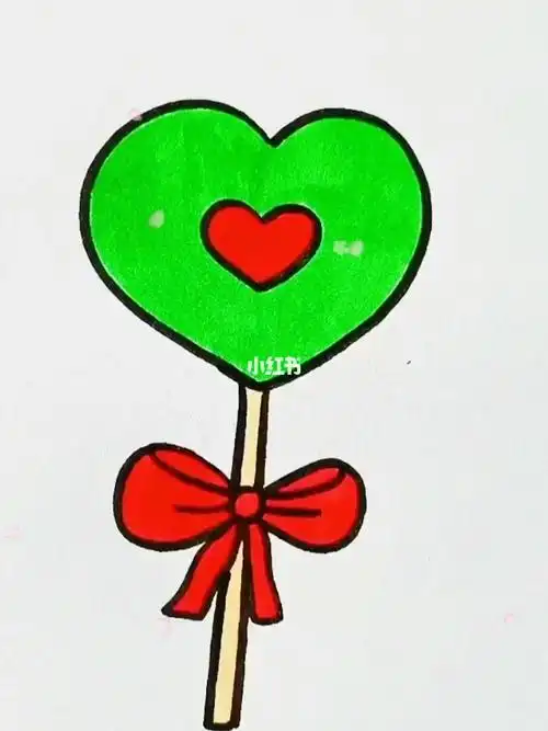 棒棒糖简笔画大小朋友都喜爱