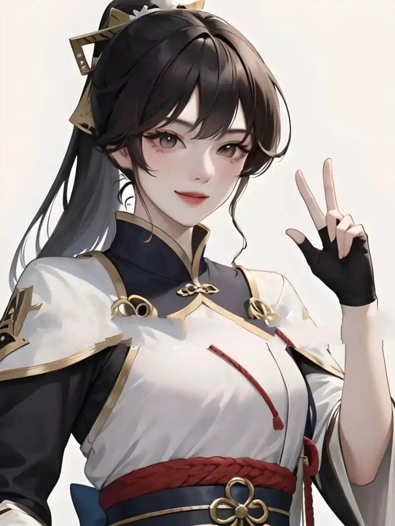 2【古风】英姿飒爽女将军 将军一骑扬红沙,千里烟尘谁不怕.