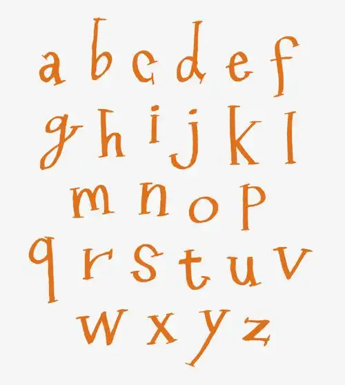 26英文字母艺术字