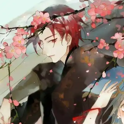 情侣古风头动漫像两张一男一女唯美 不吵不闹不代表我不在乎,情侣头像