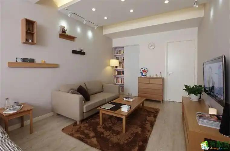 上海一室一厅装修-日式风格40平米装修效果图-郡唐装饰 日式 一室一厅