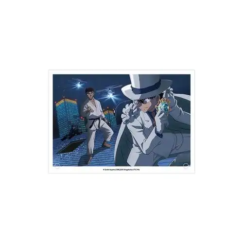 柯南咖啡正版展示相框月下对决怪盗基德vs动漫挂件