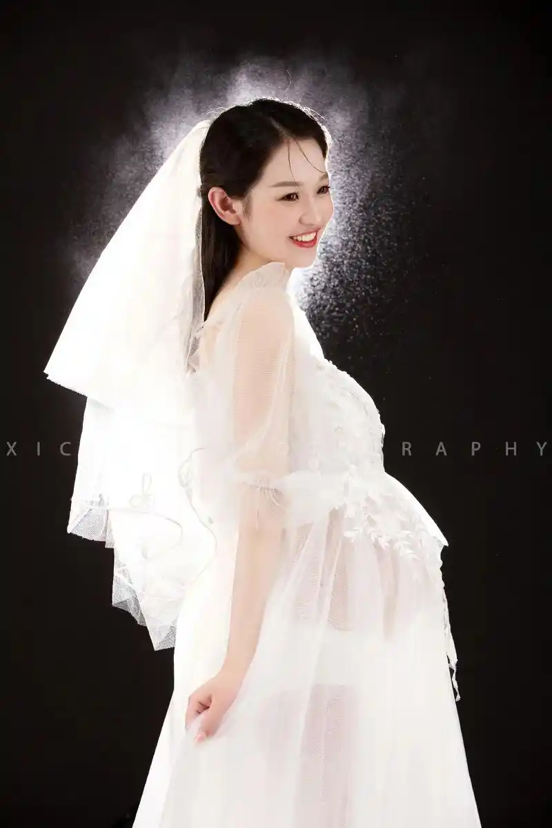 逆光少女孕妇写真拍照约拍摄影