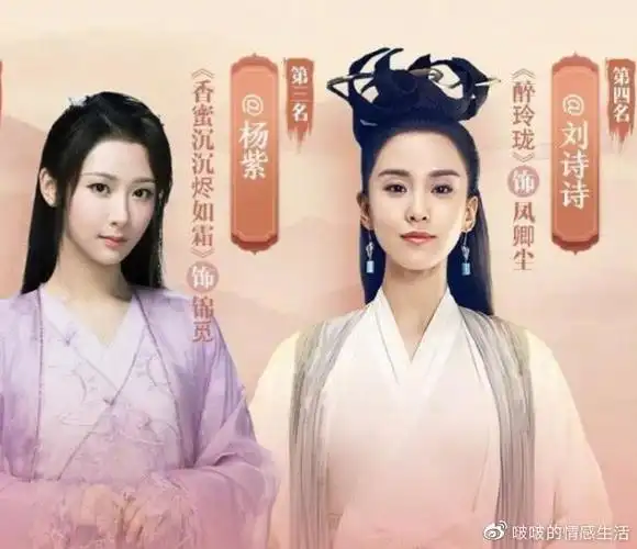 新古装四美曝光鞠婧祎无悬念当妈的她上榜有点意外