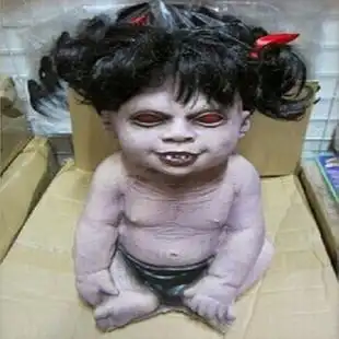 鬼娃娃花子简笔画