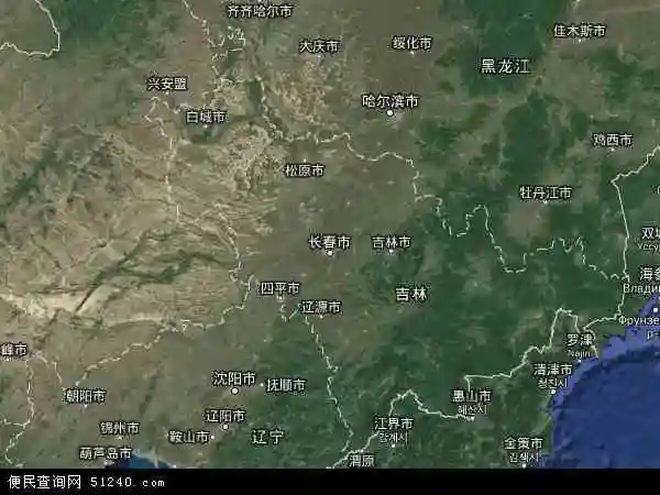 吉林省卫星地图 - 吉林省高清卫星地图 - 吉林省高清航拍地图 - 2021