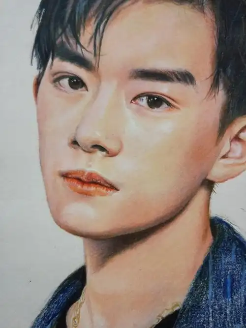 《易烊千玺》|纯艺术|彩铅|千树会一直画画画 - 原创作品 - 站酷