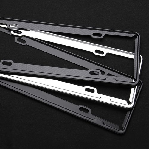 00券后价￥133适用于丰田埃尔法车牌边框铝合金黑色牌套牌照框不锈钢