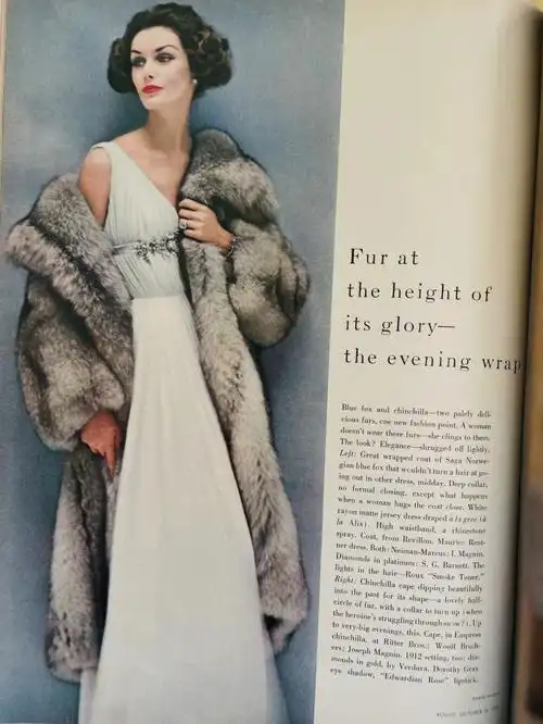 1956年10月下vogue杂志内容分享7