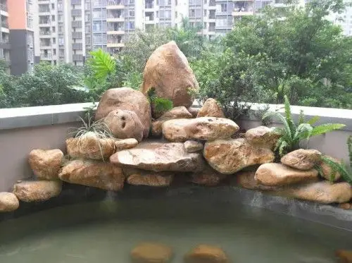 庭院假山鱼池制作五行园林专业打造