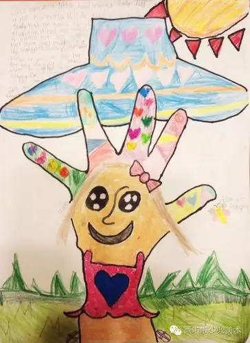 小小艺术家 | 7岁的她,身上的洒脱劲让大人都很羡慕,画里却是满满的