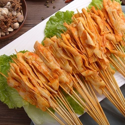 鸡皮小串炸鸡皮烤鸡皮铁板烧烤半成品小鲜肉中街夺命小串2000串