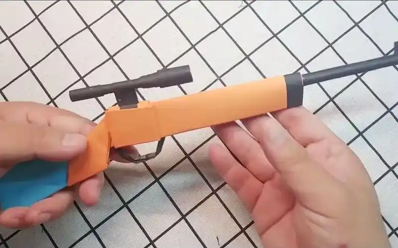 折纸98k慢放完整视频一看就学会手工折纸