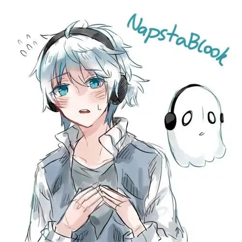 undertale传说之下精美人物图包napstablook篇