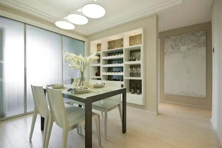 简约现代三居室餐厅装修效果图