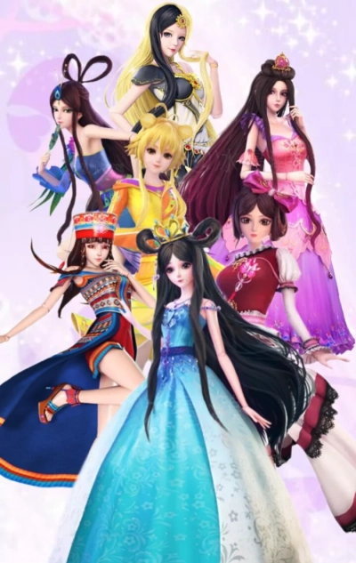 叶罗丽娃娃全体人员