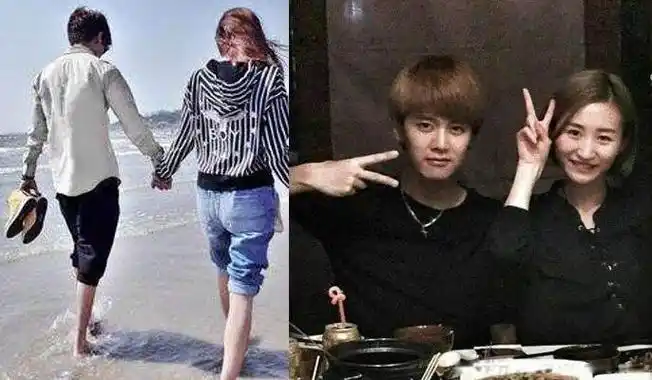 任嘉伦一家三口合照