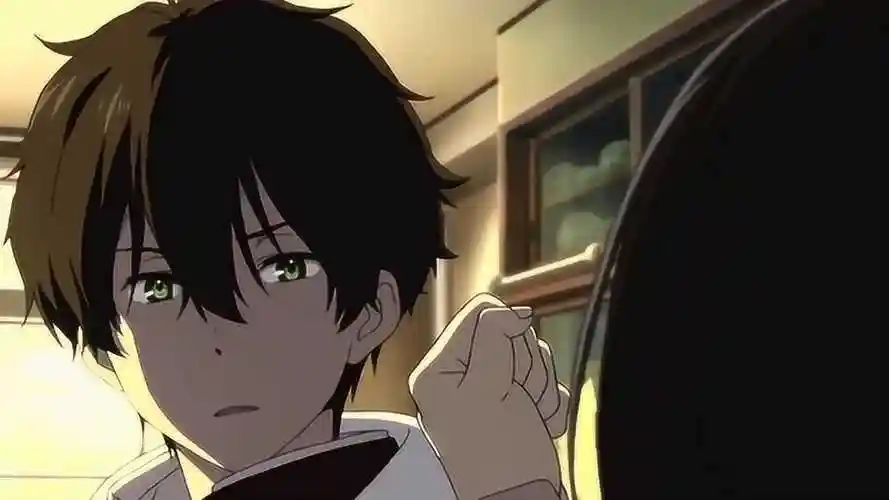 千反田为了能找到巧克力都哭了,折木看到后十分的惊讶