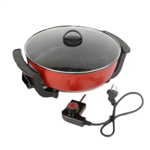 家用礼品红双喜韩式多功能鸳鸯电火锅不粘电热锅电煮锅一件代发