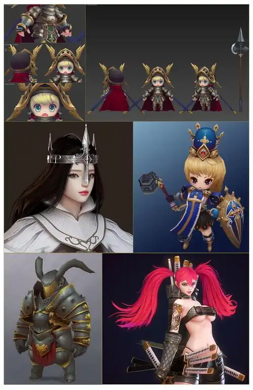 游戏角色设计流程介绍_3d综合论坛_朱峰论坛