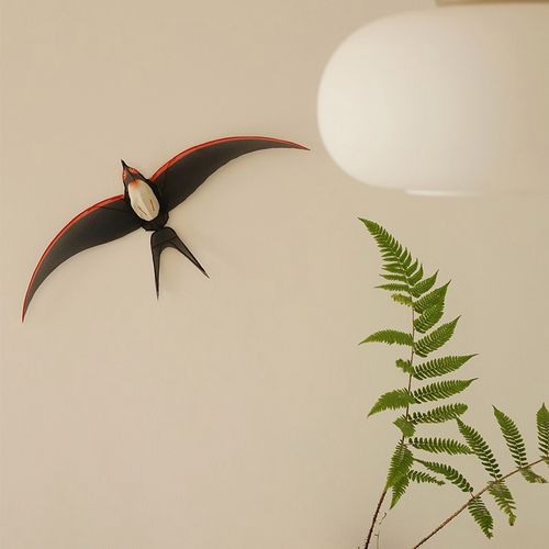 自然造物燕子风筝儿童diy手工玩具亲子创意礼品装饰纸鸢文创生日