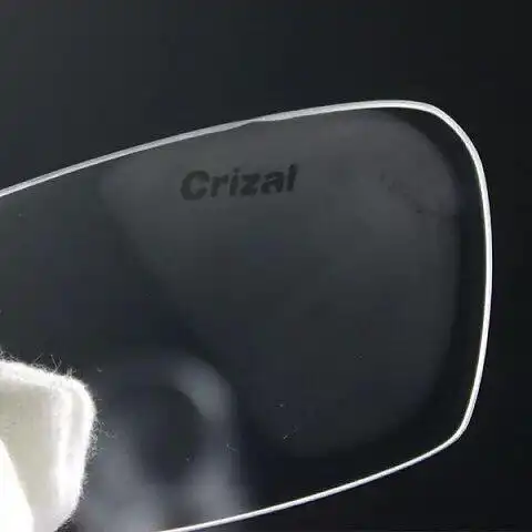哈气显"crizal" 依视钻晶a3耐磨防尘非球面镜片1.56 1.60 1.67