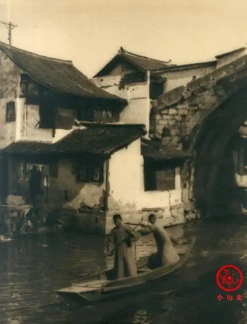 民国老照片:静谧唯美的江南风物,诗情画意的农家生活