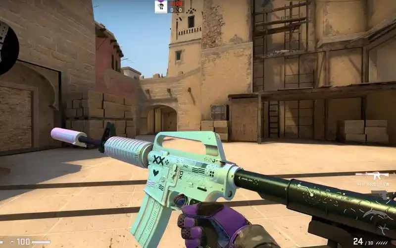 csgo印花集m4我上手了很好看可以买