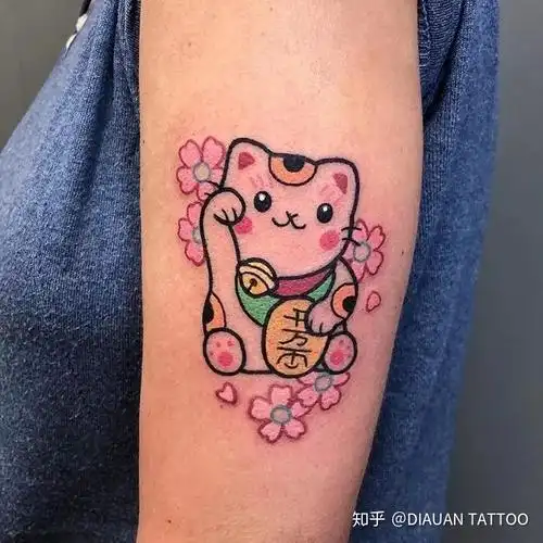 招财猫刺青为我们带来财气和运势! - 知乎