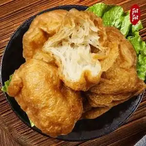 180人付款天猫天津特产油面筋油炸面筋包邮 牛杂火锅面筋食材独面筋